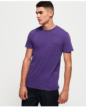 Superdry Organic Cotton Lite T-Shirt Winter - Purple