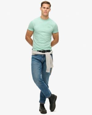 Superdry Organic Cotton Essential Logo T-shirt - Blue