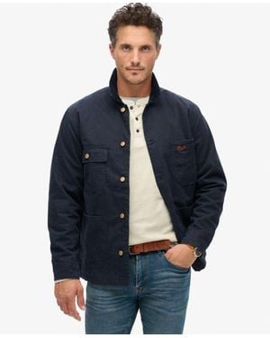 Superdry & Co Surplus Four Pocket Chore Jacket - Blue