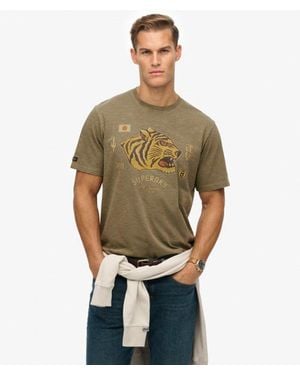 Superdry Campaign Souvenir Loose T-shirt - Green