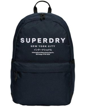 Superdry Logo Graphic Montana Backpack - Blue