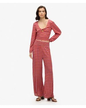 Superdry & Co Beach Trousers - Red