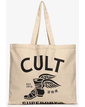Superdry & Co Cult & Co Tote Bag - Natural