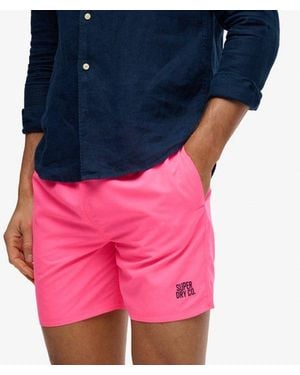 Superdry & Co Essential 16-inch Swim Shorts - Blue