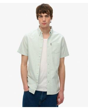 Superdry & Co Oxford Short Sleeve Shirt - White