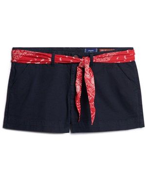 Superdry & Co Chino Hot Shorts - Blue