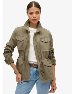 Superdry & Co Embroidered M65 Military Jacket - Green