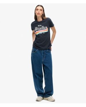 Superdry & Co Vintage Logo T-shirt - Blue
