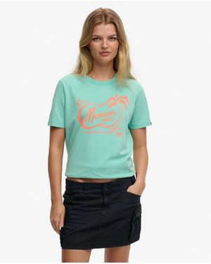 Superdry Roadside Trade Relaxed T-shirt - Green