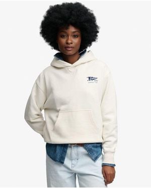 Superdry & Co Heritage Hamptons Hoodie - White