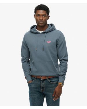 Superdry & Co Essential Logo Hoodie - Blue