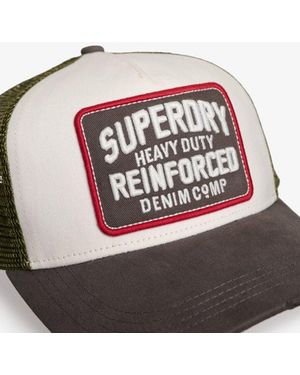 Superdry & Co Mesh Trucker Cap - White