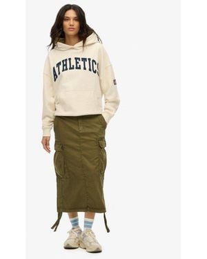 Superdry & Co Cargo Midi Skirt - Natural