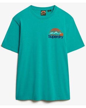 Superdry & Co Core Logo Great Outdoors Chest T-shirt - Blue