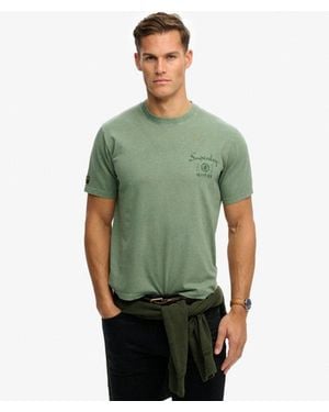Superdry Tokyo Narrative Loose T-Shirt - Green