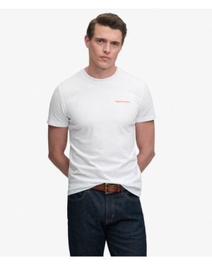 Superdry & Co Essential Company Logo Embroidered T-shirt - White