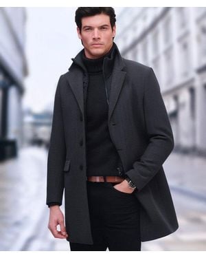 Superdry Tailored Two-in-one Town Coat - Blue