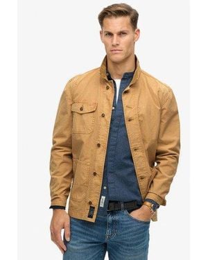 Superdry The Merchant Store - Cotton Work Jacket - Blue