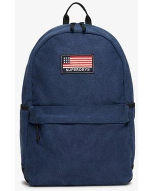 Superdry Femme Sac À Dos En Toile Workwear Montana Taille: 1Taille - Bleu