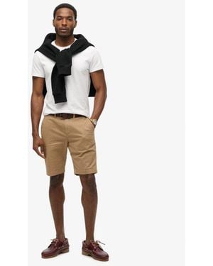 Superdry Classic Vintage Chino Shorts - White