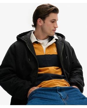 Superdry & Co Canvas Surplus Hooded Jacket - Black
