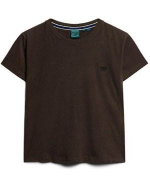 Superdry Essential Logo Fitted T-shirt - Black