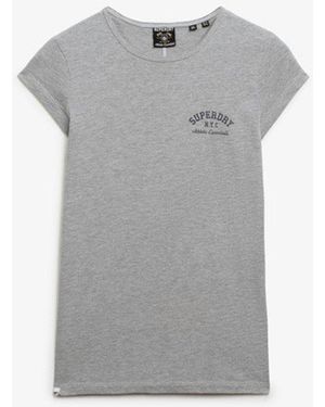 Superdry & Co Athletic Essential Slub T-shirt - Grey