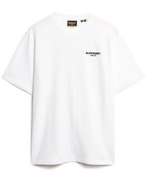 Superdry & Co Luxury Sport Loose T-shirt - White