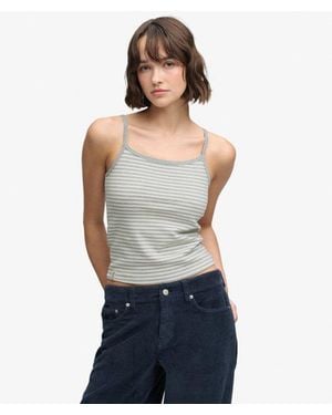Superdry & Co Athletic Essentials Stripe Cami - Blue