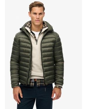 Superdry & Co Hooded Fuji Sport Padded Jacket - Green