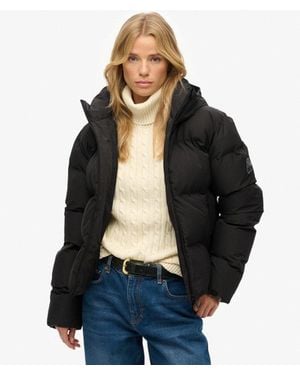 Superdry City Boxy Puffer Jacket - Blue