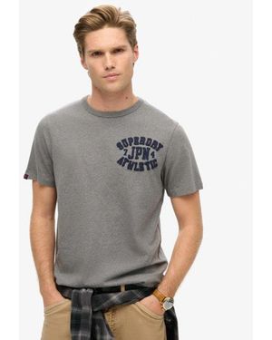 Superdry & Co Vintage Athletic Short Sleeve T-shirt - Grey
