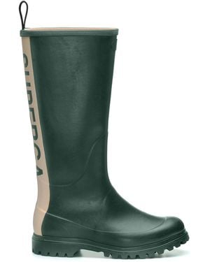 Superga 799 Rubber Boots Lettering - Verde