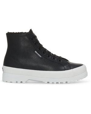 Superga 2341 Alpina Vegan Material Stivali & Stivaletti Donna Nero