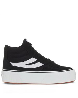 Superga 3141 Revolley Mid Platform - Blu