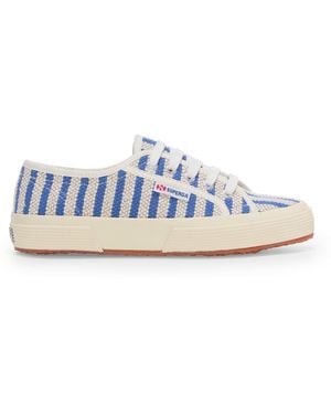 Superga 2750 Cotton Stripes - Blu
