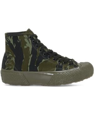 Superga 2435 Tiger Camo - Verde
