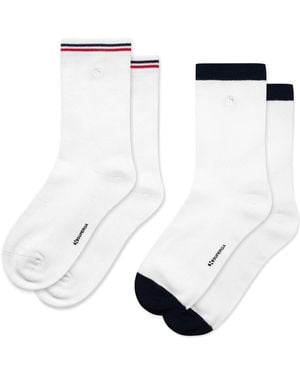 Superga Sp24_K03 Crew 3Pack Calcetines Niño/A Gris - Blanco