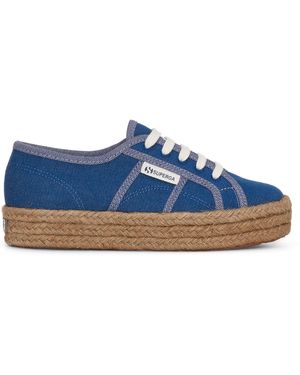 Superga 2730 Rope Reverse Denim - Blu
