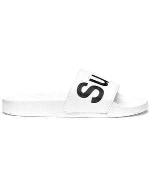 Superga 1908 Slides Polysoft - Blanco
