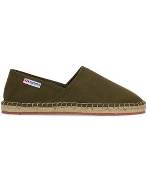 Superga 3009 Canvas Espadrilla Espadrilles Hombre, Mujer Verde