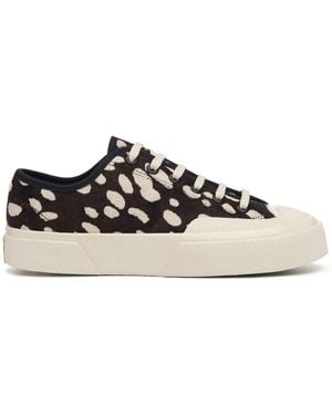 Superga 2432 Dk Dalmatian Calf Hair - Nero