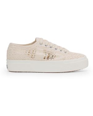 Superga 2740 Platform Crochet - Bianco