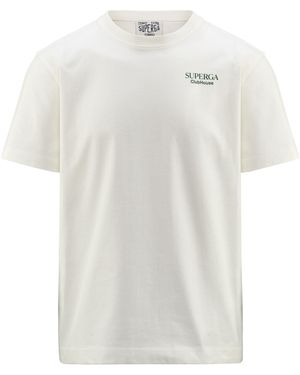 Superga Camiseta Clubhouse - Blanco