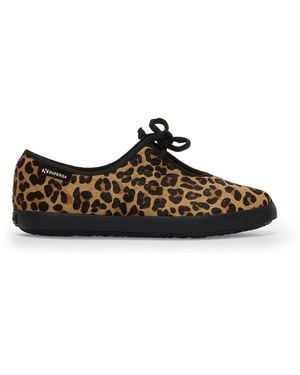 Superga 2442 Ballerina Calfhair Lace Ballerine Donna Marrone