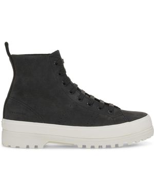 Superga 2644 Nubuck Leather - Nero