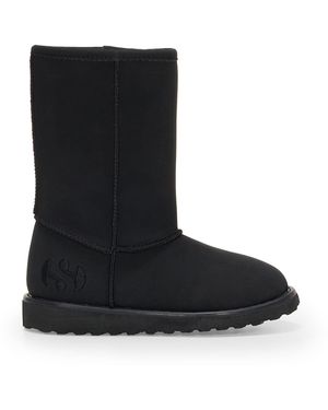 Superga 4035 Microfiber Nubuck Botas & Botines Niño/A Verde - Negro