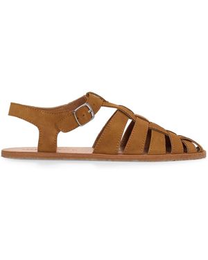 Superga 3019 Fisherman Sandal Suede Sandali Uomo, Donna Marrone
