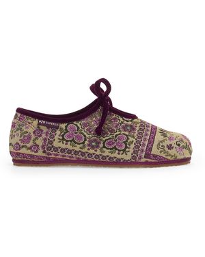 Superga 1997 Ballerina Tapestry Ballerine Donna - Viola