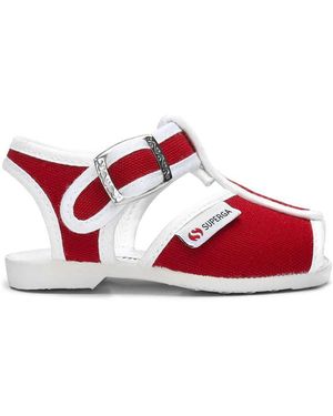 Superga 1200-Cotj Sandalias Niño/A Rojo